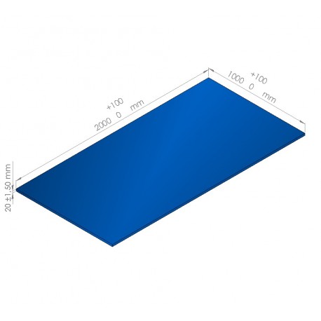 Plaque de mousse de polyéthylène PLASTAZOTE / Référence PER33-20BU